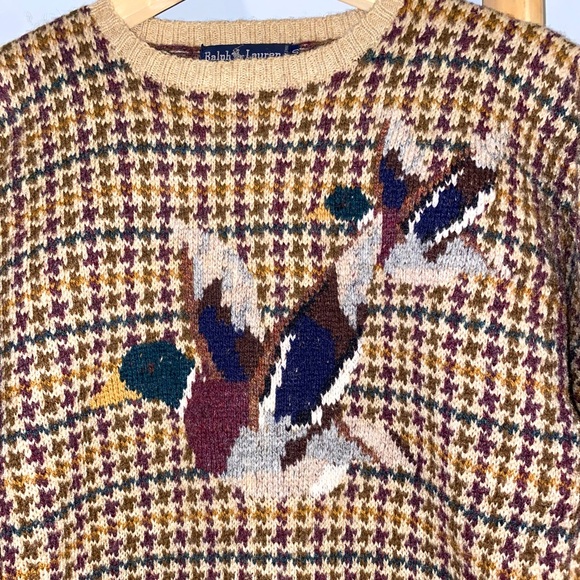 Vintage Polo Ralph Lauren Wool Mallard Duck Sweater - Picture 2 of 5